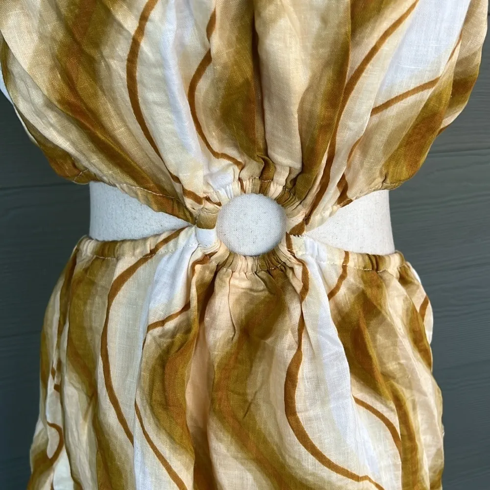 Faithfull the Brand “Zuma” Linen Mini Dress - Image 4