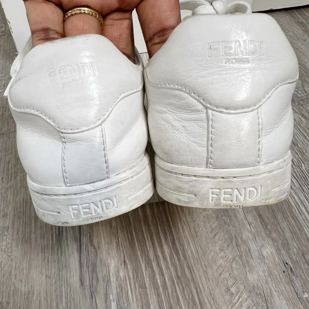 Fendi Leather Trainers - Image 7