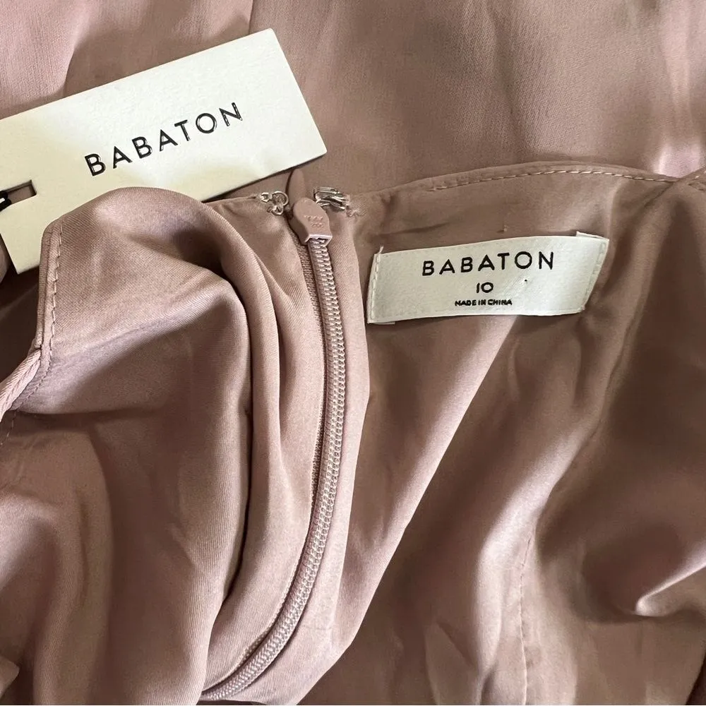 Aritzia Babaton 90’s Mini Fawn Pink Dress NWT Size 10 - Image 8