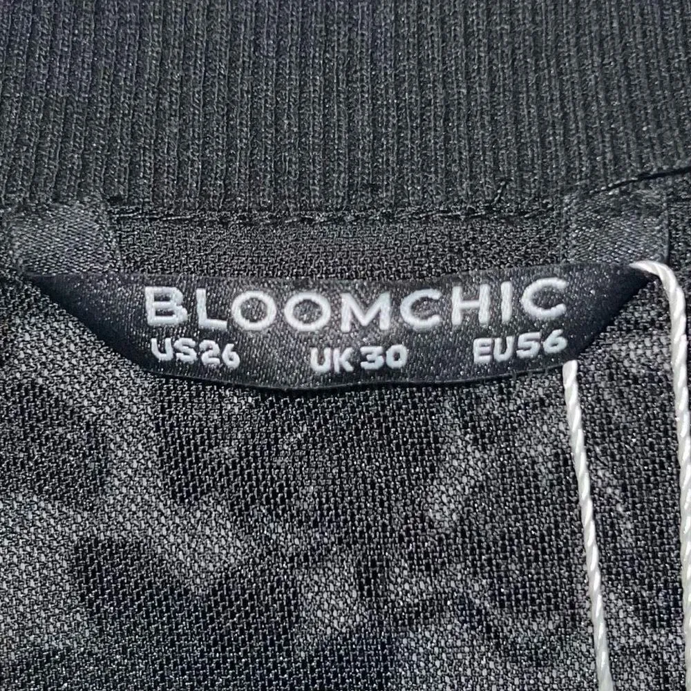 Bloomchic Double Lace Varsity‎ Jacket Black Size 26 - Image 6