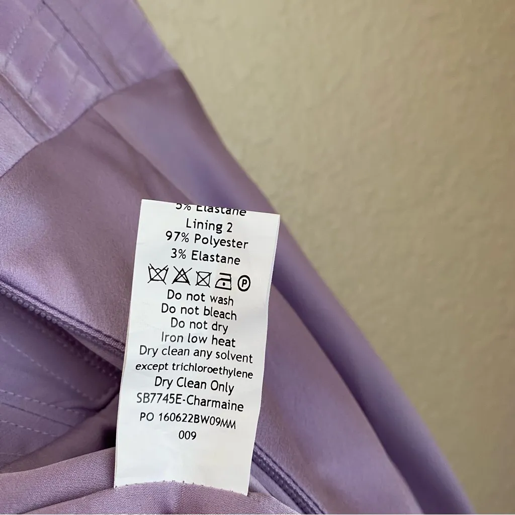 HOUSE OF CB S D-DD 'Charmaine'‎ Lavender Corset Maxi Dress NWOT size Small - Image 11