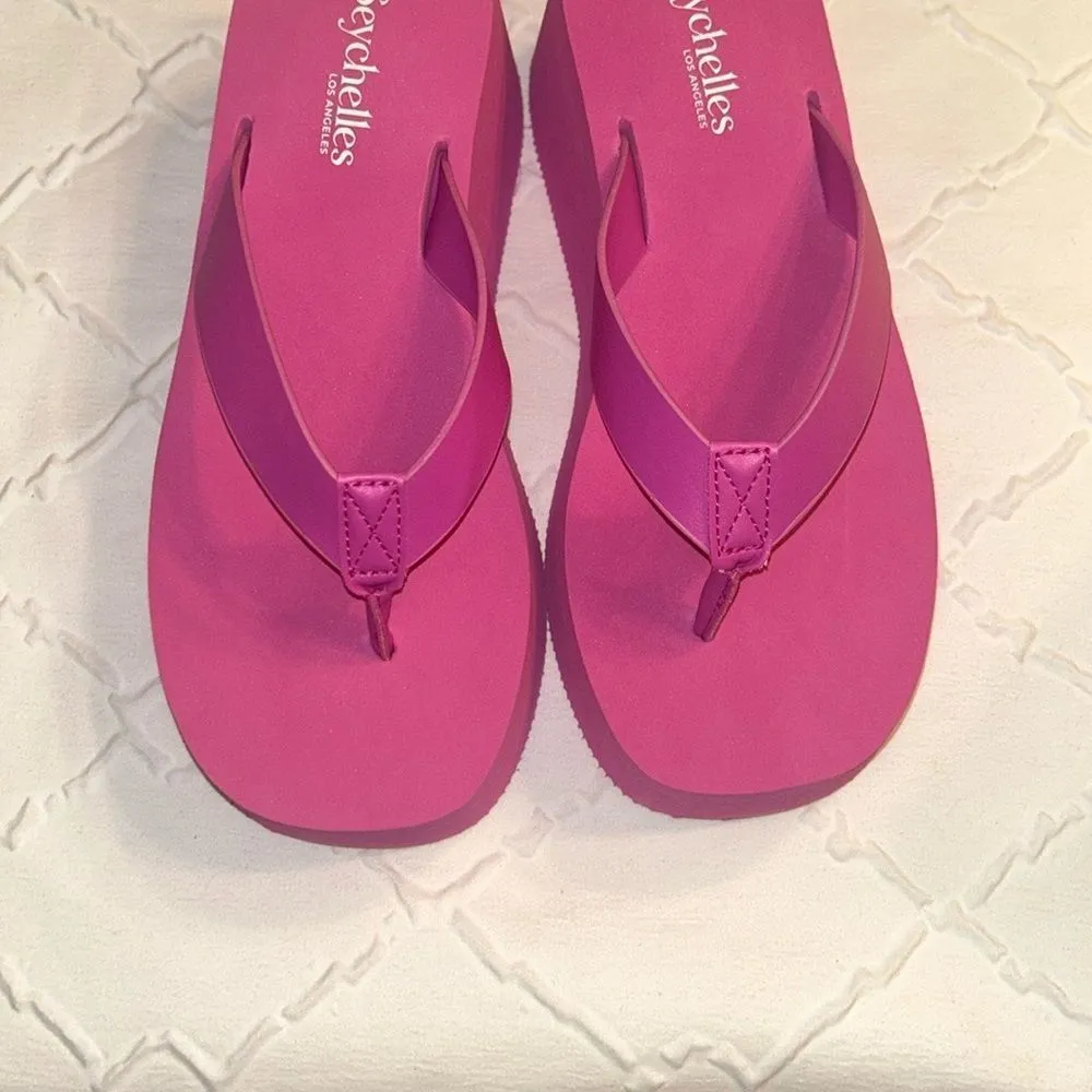Seychelles  Pink Platform Sandals(Size 6) - Image 8