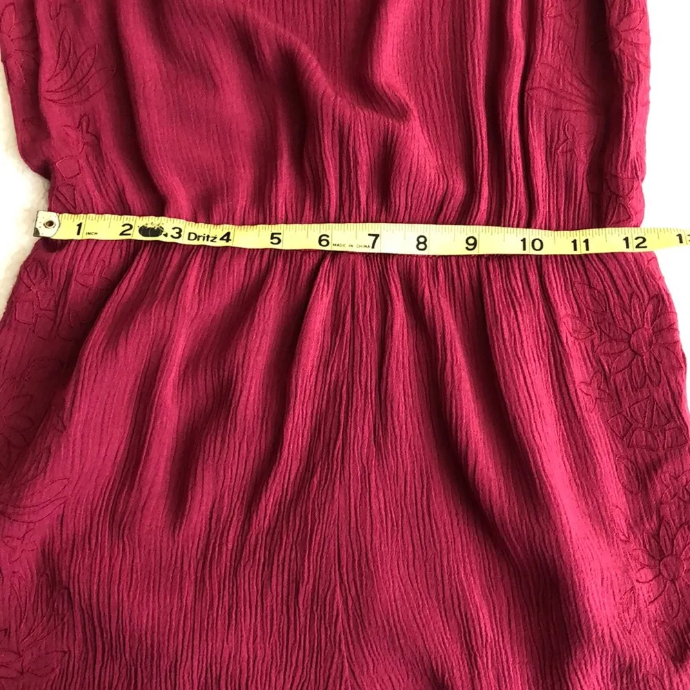 Forever 21  Romper with Boho Floral Embroidery Sz S - Image 6