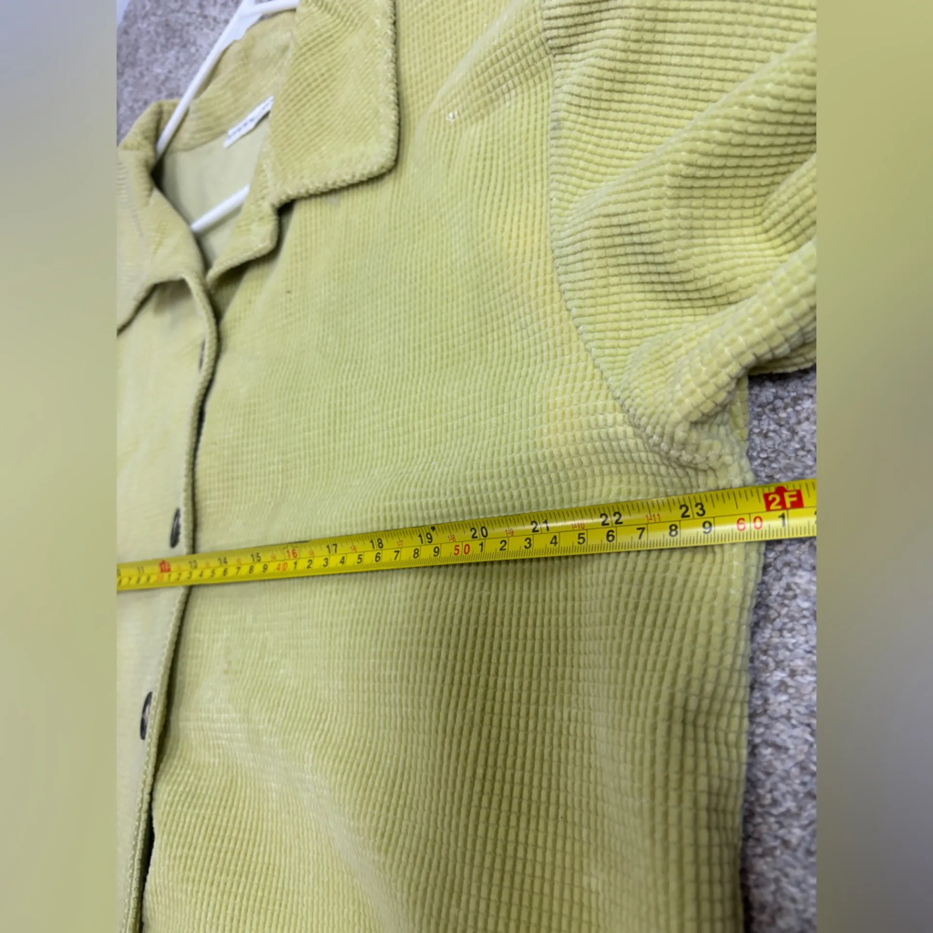 Bryn Walker Cotton Corduroy Waffle Shirt Jacket Size Small Button Up Shacket - Image 3