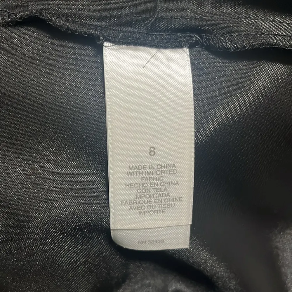 Liz Claiborne Elegant Sleeveless Layered Cocktail Dress with Bow Detail Sz 8 - Image 7