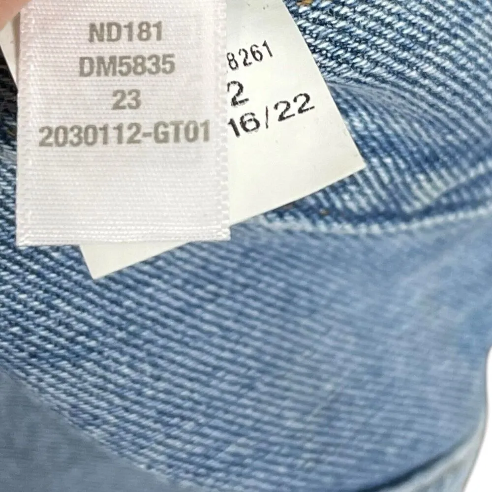 Madewell Momjean Shorts Flintwood Wash Size 23 High Rise Distressed Cotton - Image 11