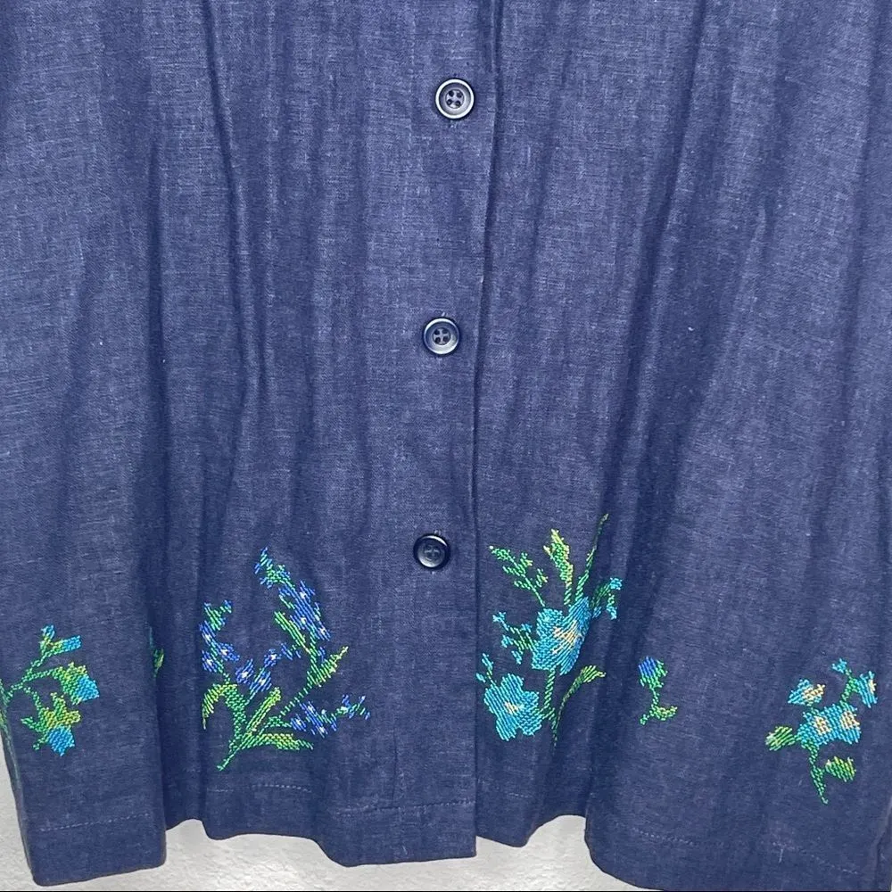 Studio Ease Linen‎ Blend Dress Set Size 10 - Image 13