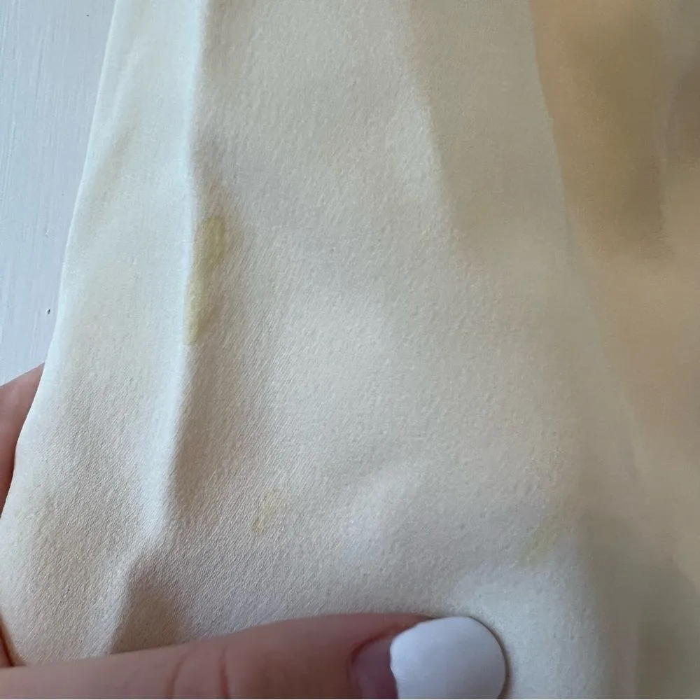 Giorgio Armani Cream Tie-Front Top - Image 9