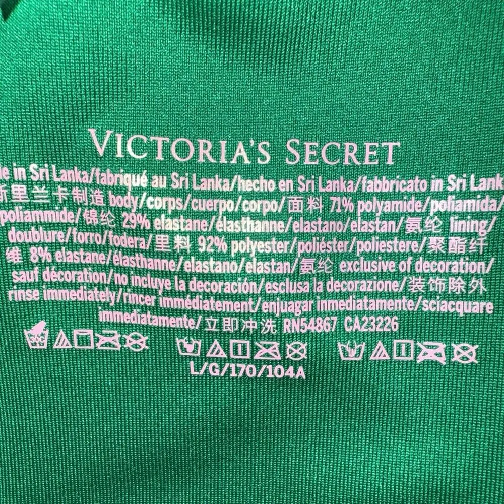 Large Nwot VICTORIA'S SECRET SWIM Sexy Sport One-Piece Swimsuit Zip Up Green - Image 6