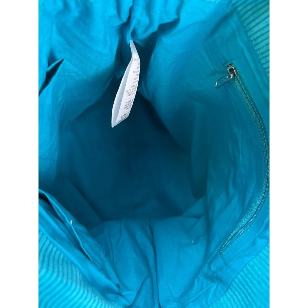 BDG Women's Blue Corduroy Shoulder Tote Bag SKU 5177 - Image 3