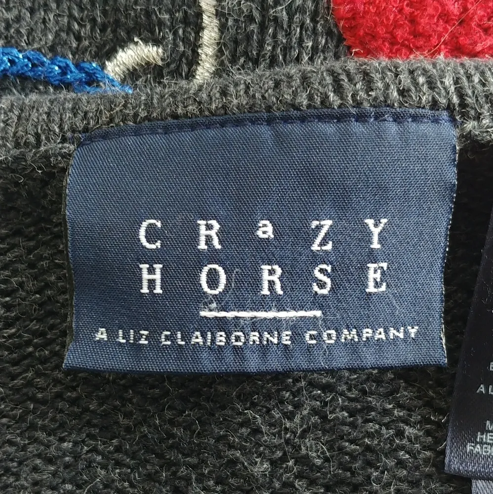 Vintage Liz Claiborne Snowman Cardigan Sweater - Image 6