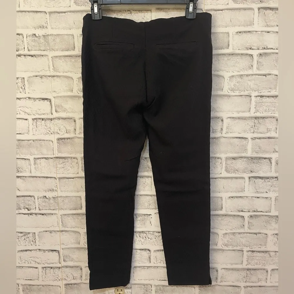 Van Heusen black textured stretch extensible pull on pants 4 short - Image 2