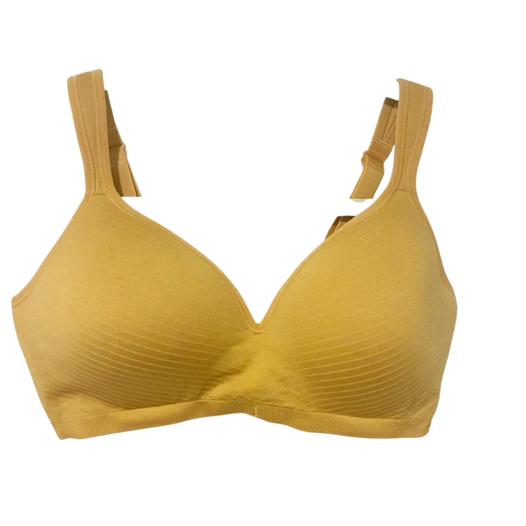 Underoutfit Size Medium 461 Perfect Neckline Everyday Wireless Bra NEW Tan - Image 2