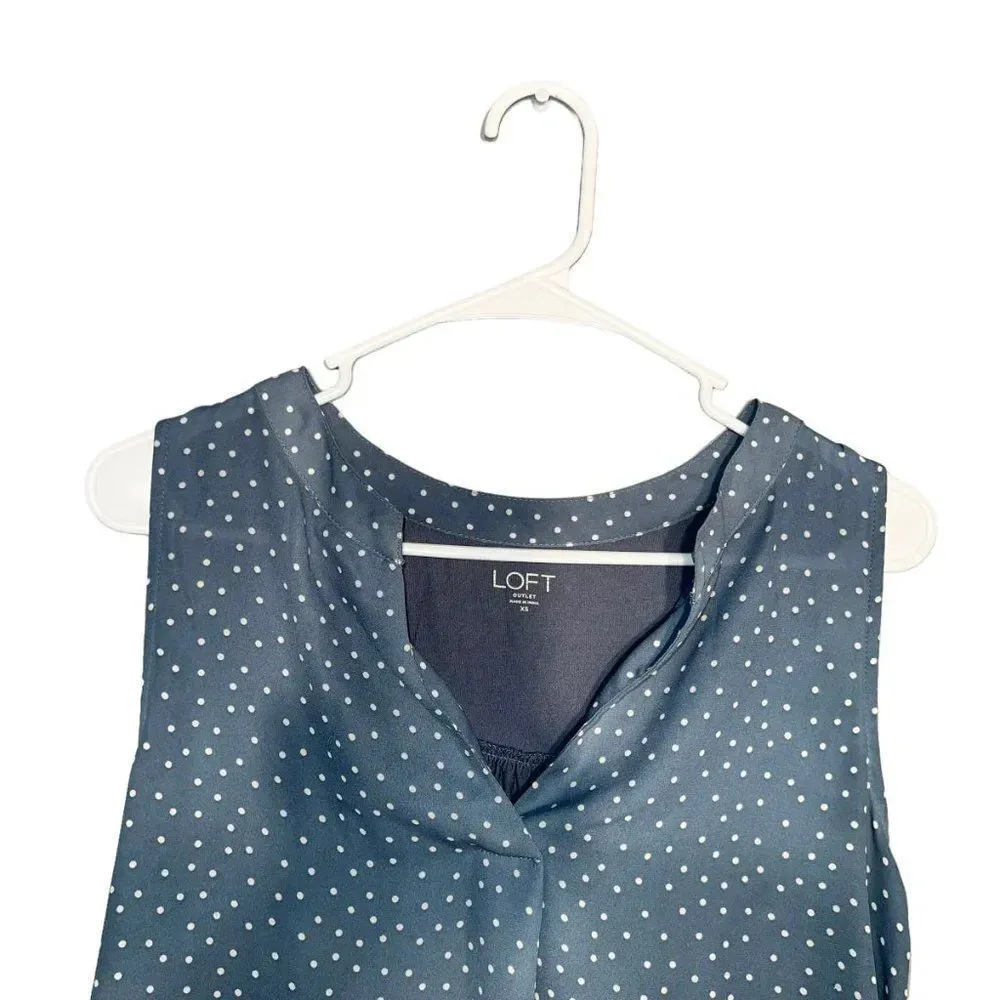 Loft Dotted‎ Tank Top XS - Image 2