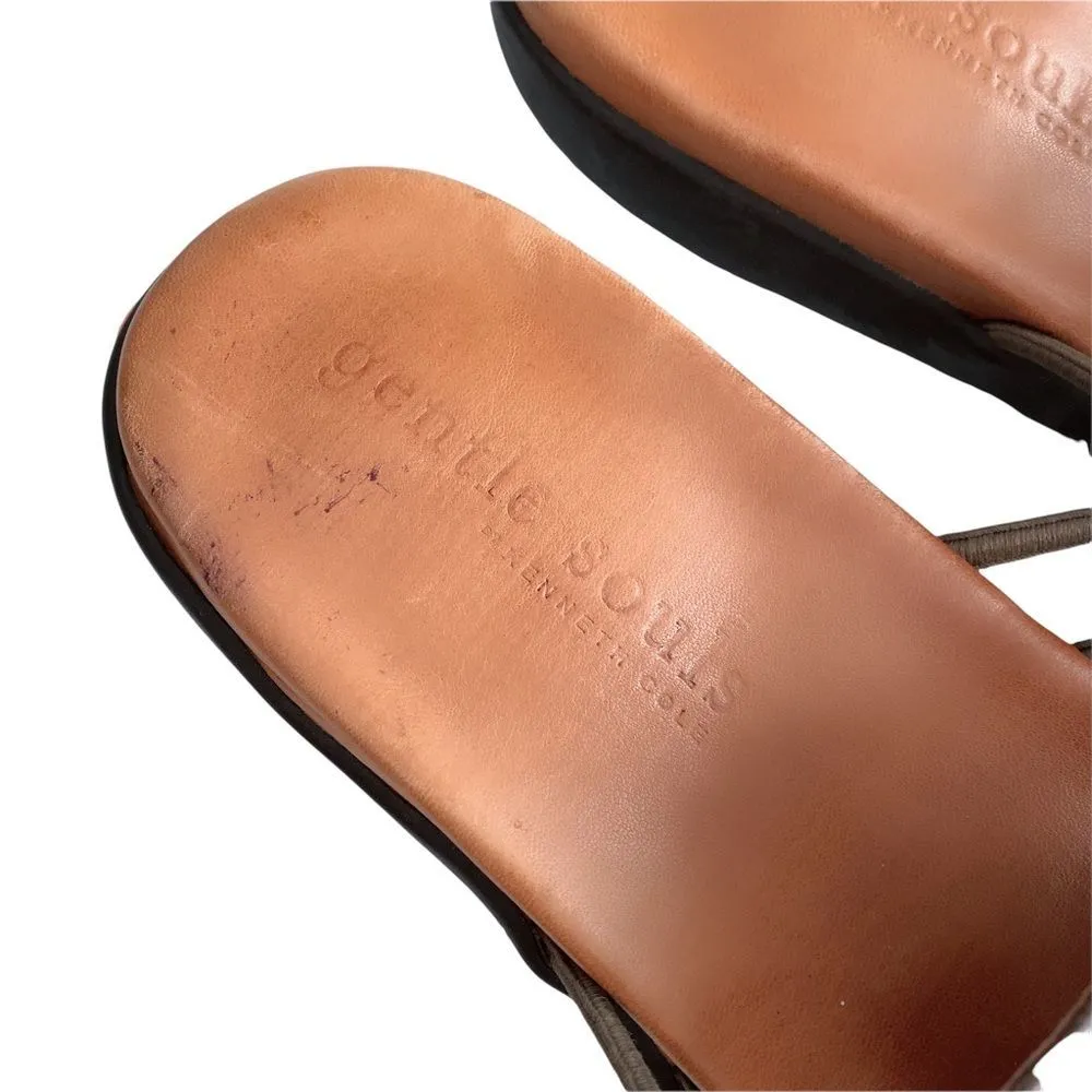 Gentle Souls Women's Gail Slide Slip On Metallic Sandal 7.5 M - Image 2