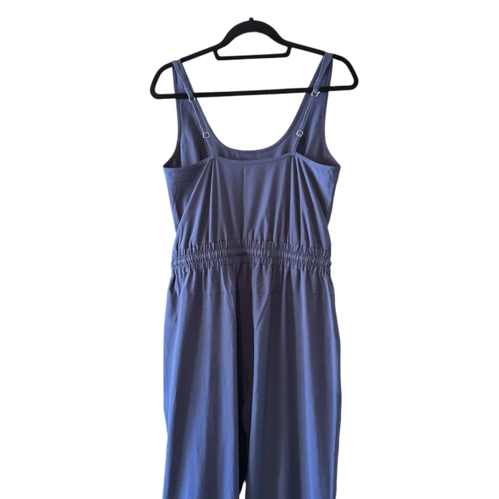Abercrombie - Traveler Dark Blue Sleeveless Jumpsuit Sz M - Image 8