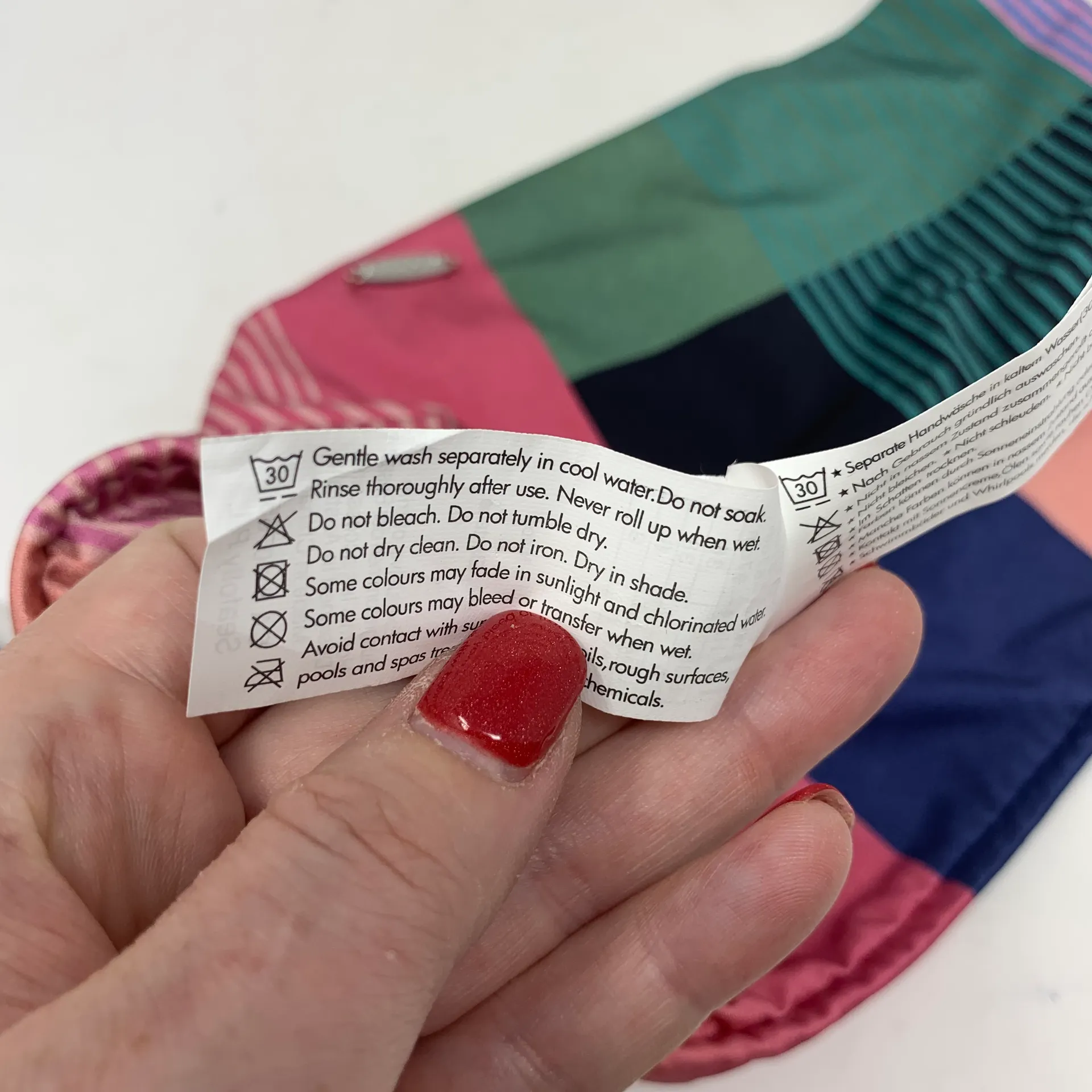 Size 6 Dalia Geometric Bandeau Bikini Top - Image 9