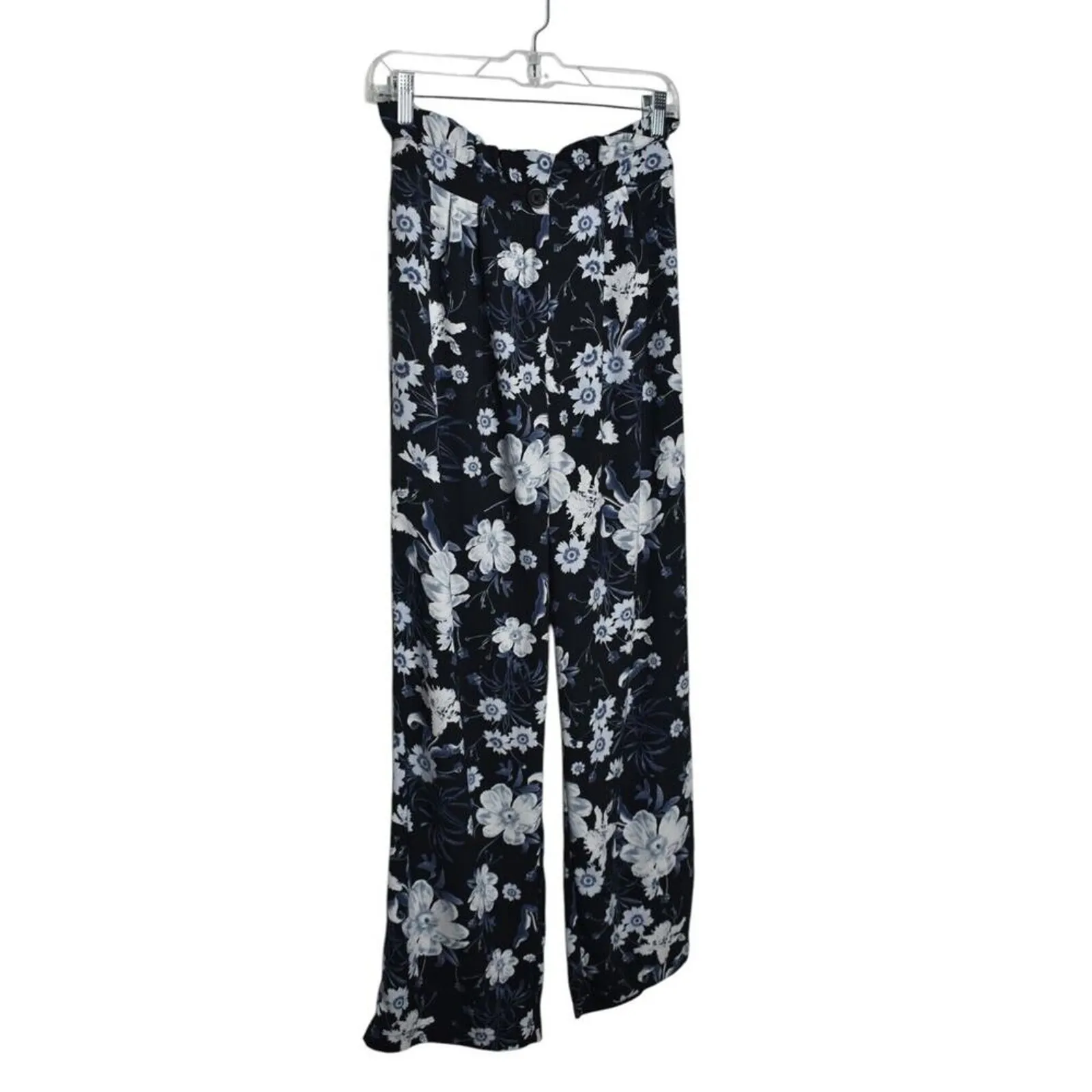 Who What Wear Womens Floral Wide Leg Pants 4 Whimsigoth Boho Cottagecore Spring‎ - Image 3