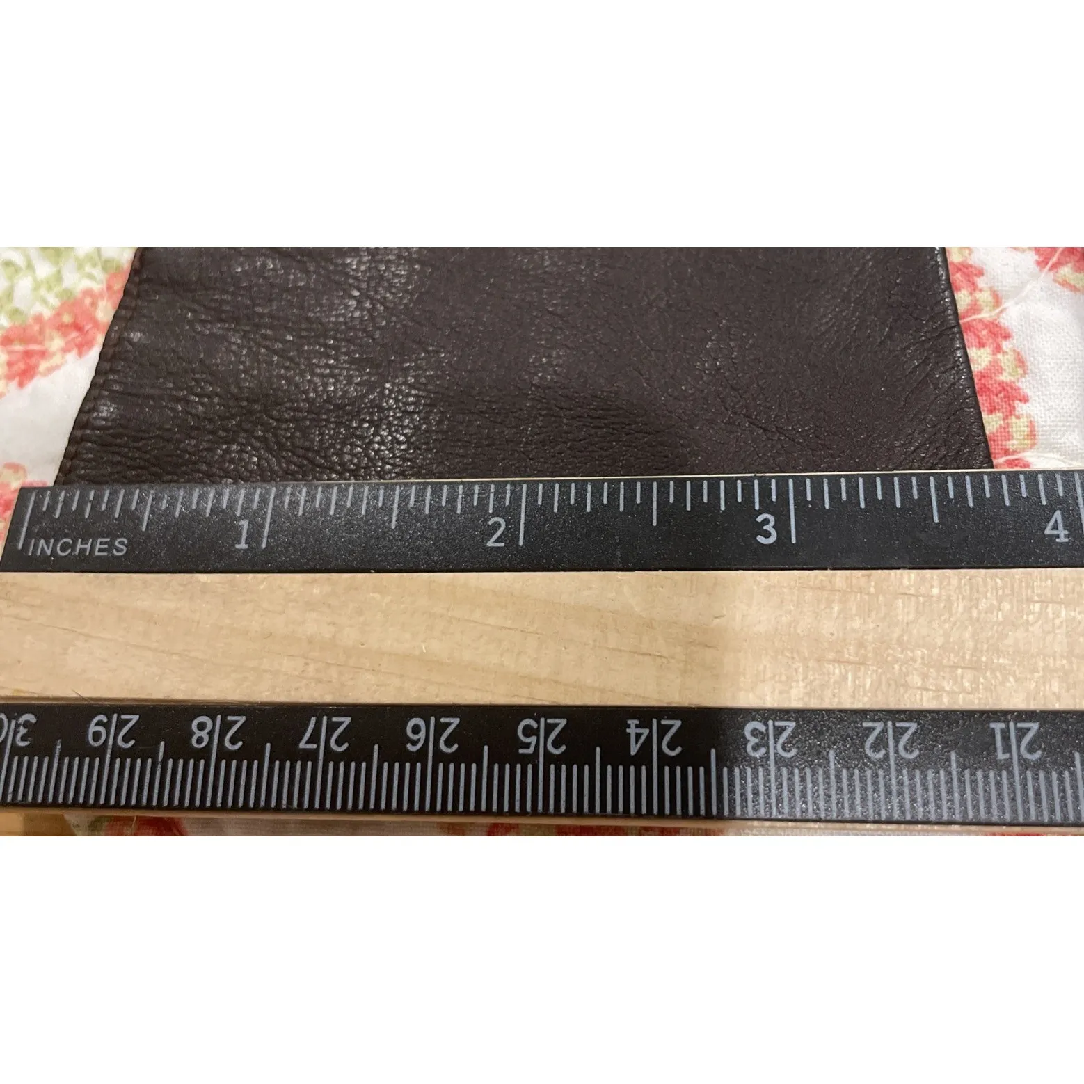 Vintage Womens Leather Dark Brown Made In Argentina 6 3/4 Preppy Going‎ Out - Image 3