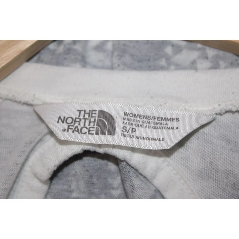 Womens The North Face Gray White Tribal Geometric Racerback Tank Top Size Small - Image 3