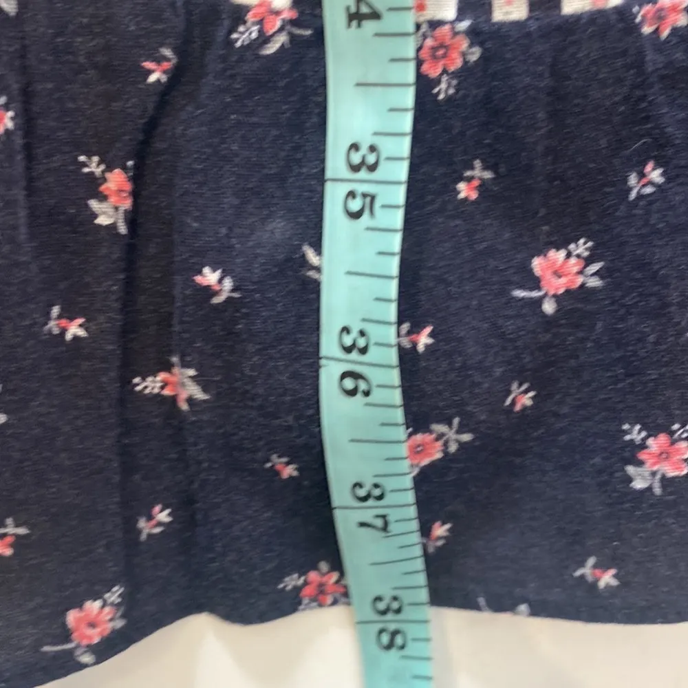 Vintage Floral Dress Asymmetrical Tiered Hem EUC Sz M Cottage Core Grannycore Size M - Image 10