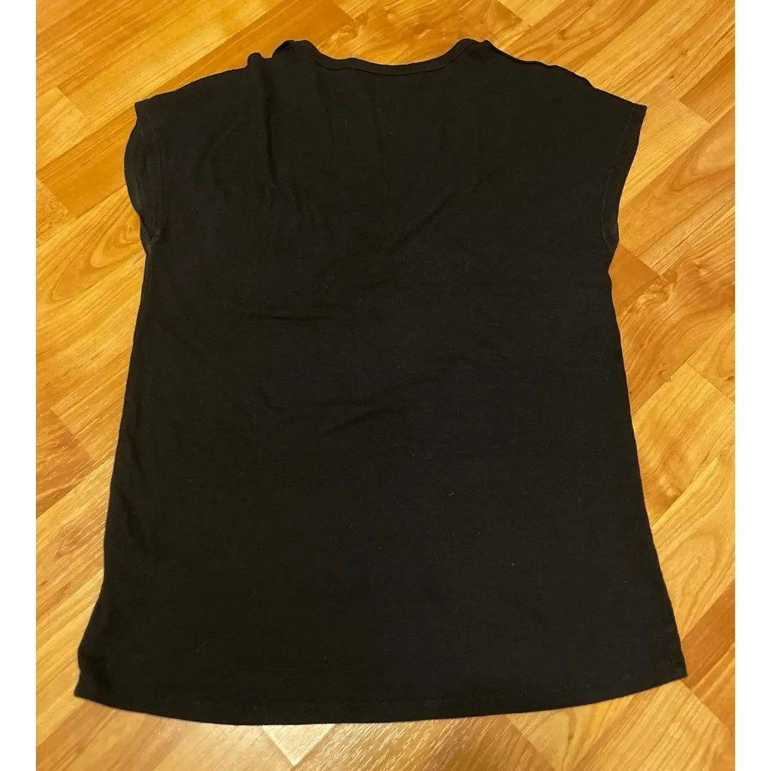Pam &‎ Gela Women's Shoulder Cut Out sleeveless  Black Shirt - Image 7