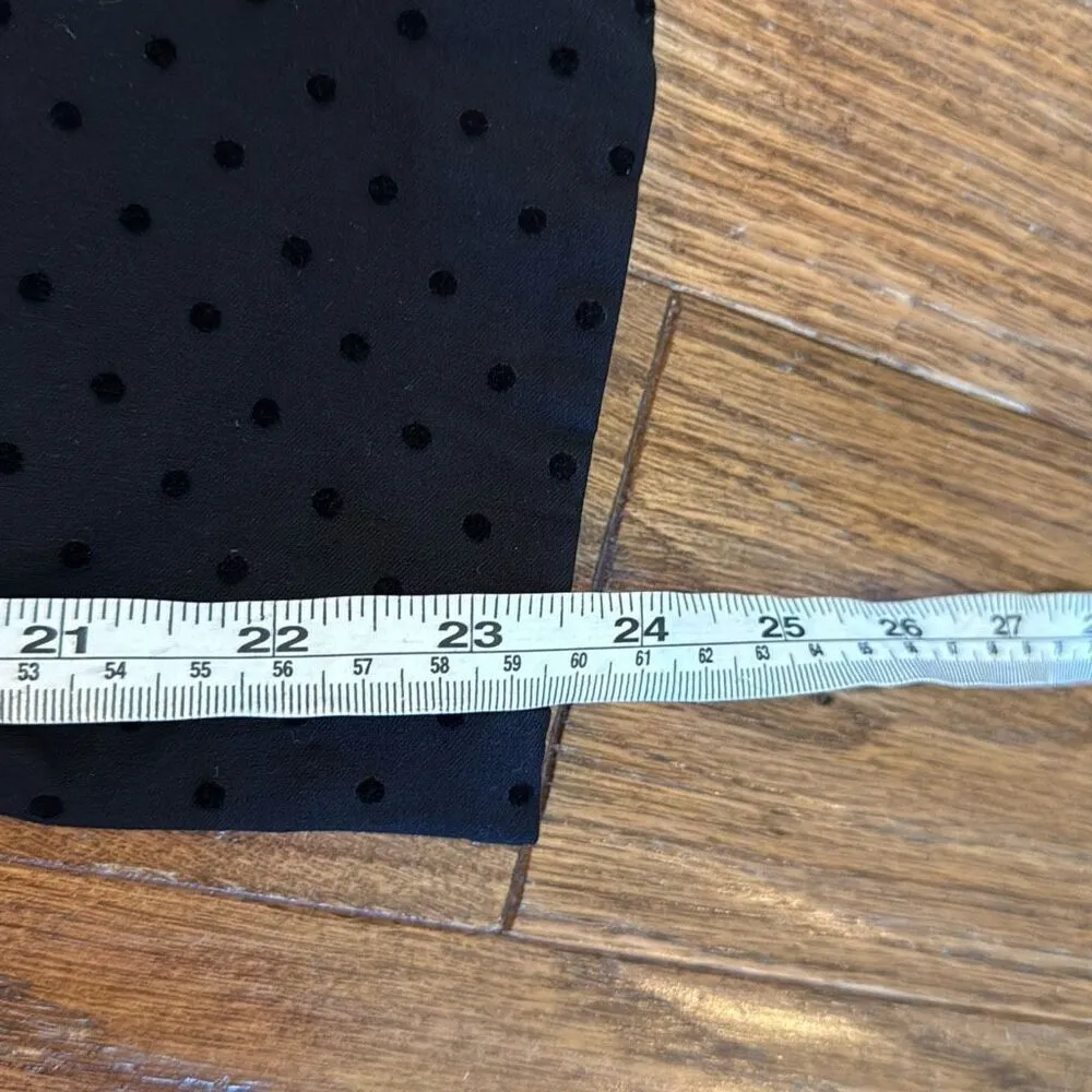 Soft Surroundings black velvet polka dot pant Mp - Image 6