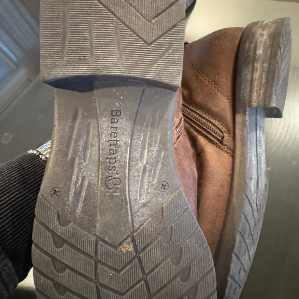 Baretrap Brown Leather Ankle Boots - Image 5