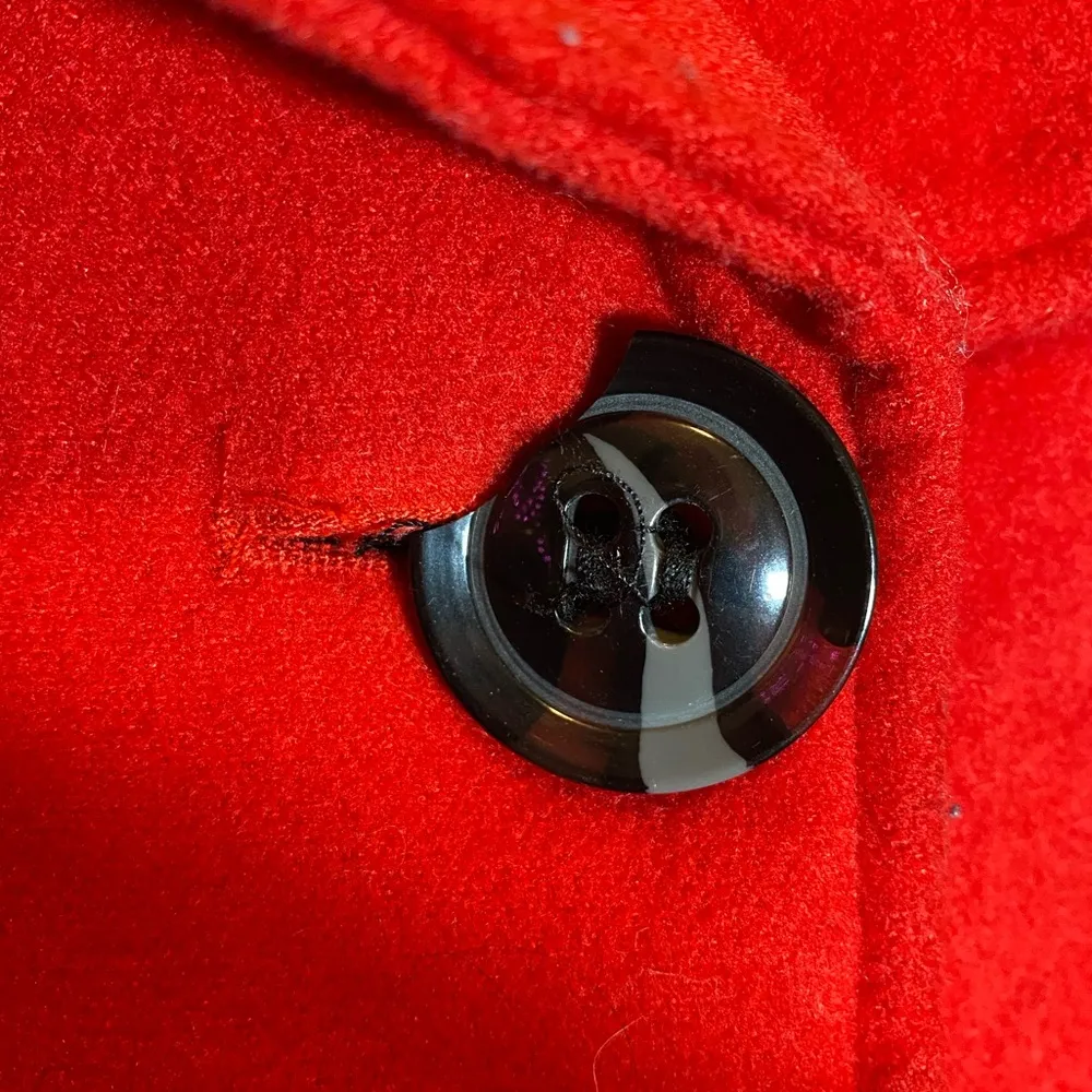 Maralyn & Me Red Pea Coat VGUC - Image 5