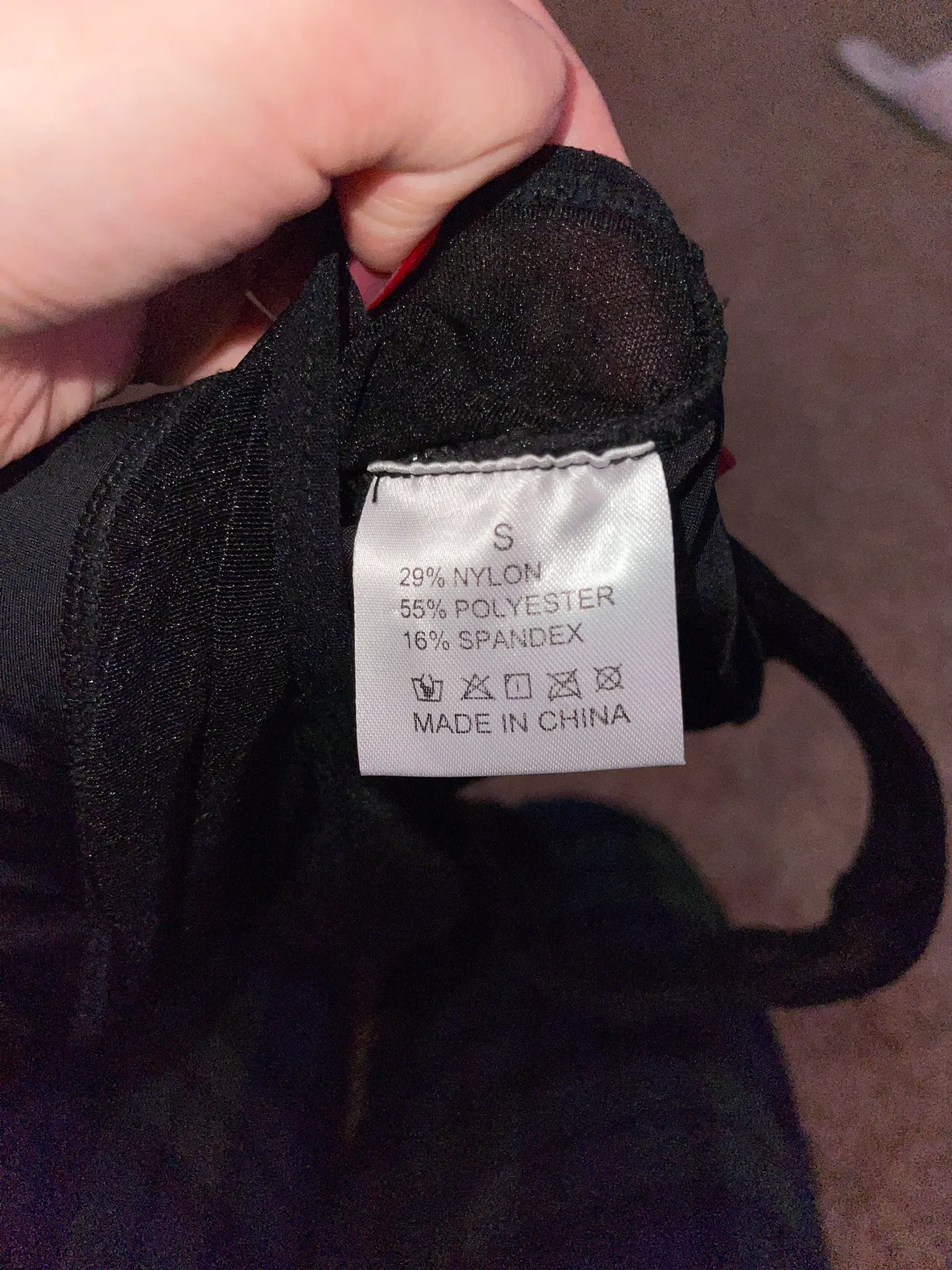 Black Sports Bra - Image 4