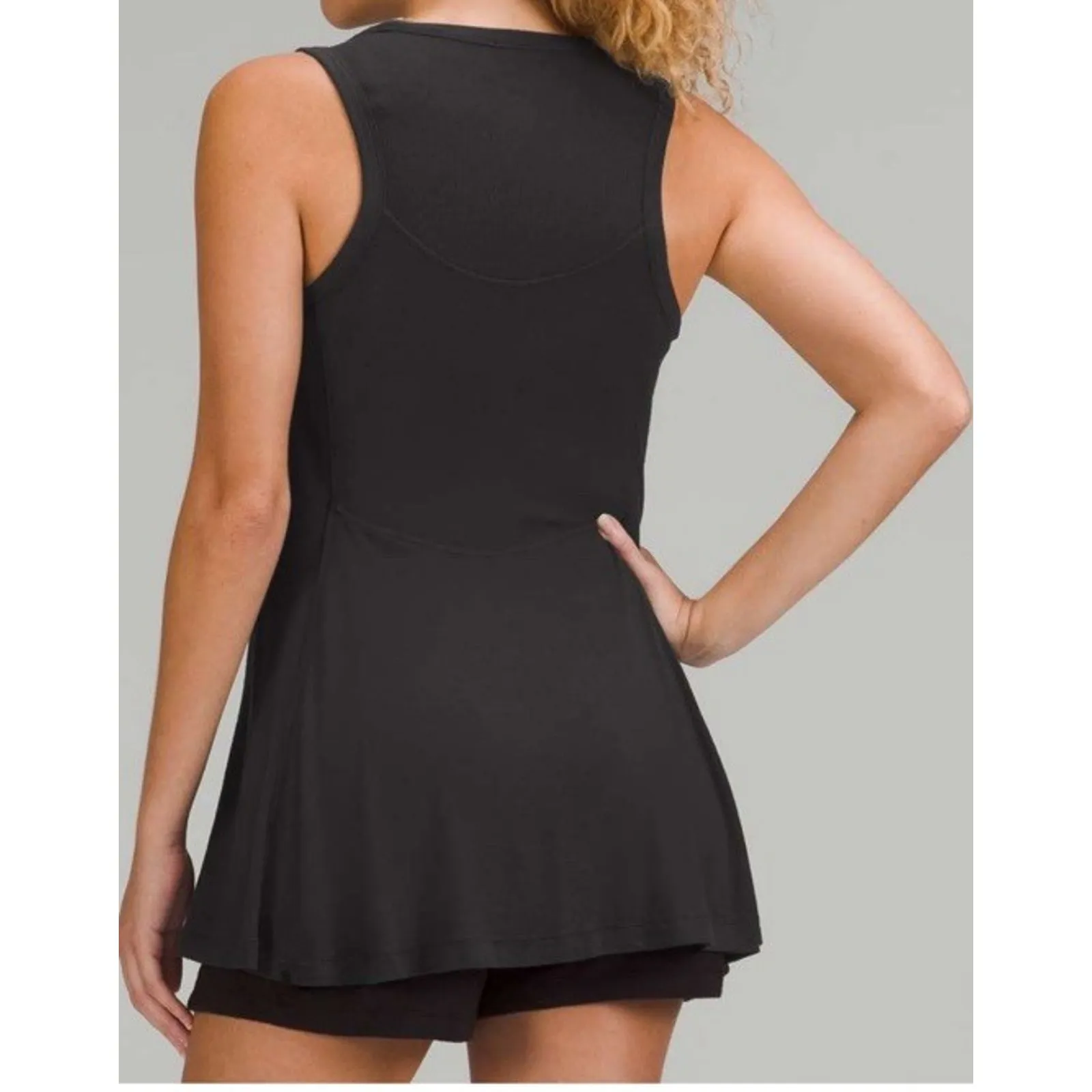 Lululemon Modal Wrap Romper 4"' Black Size 6 - Image 2