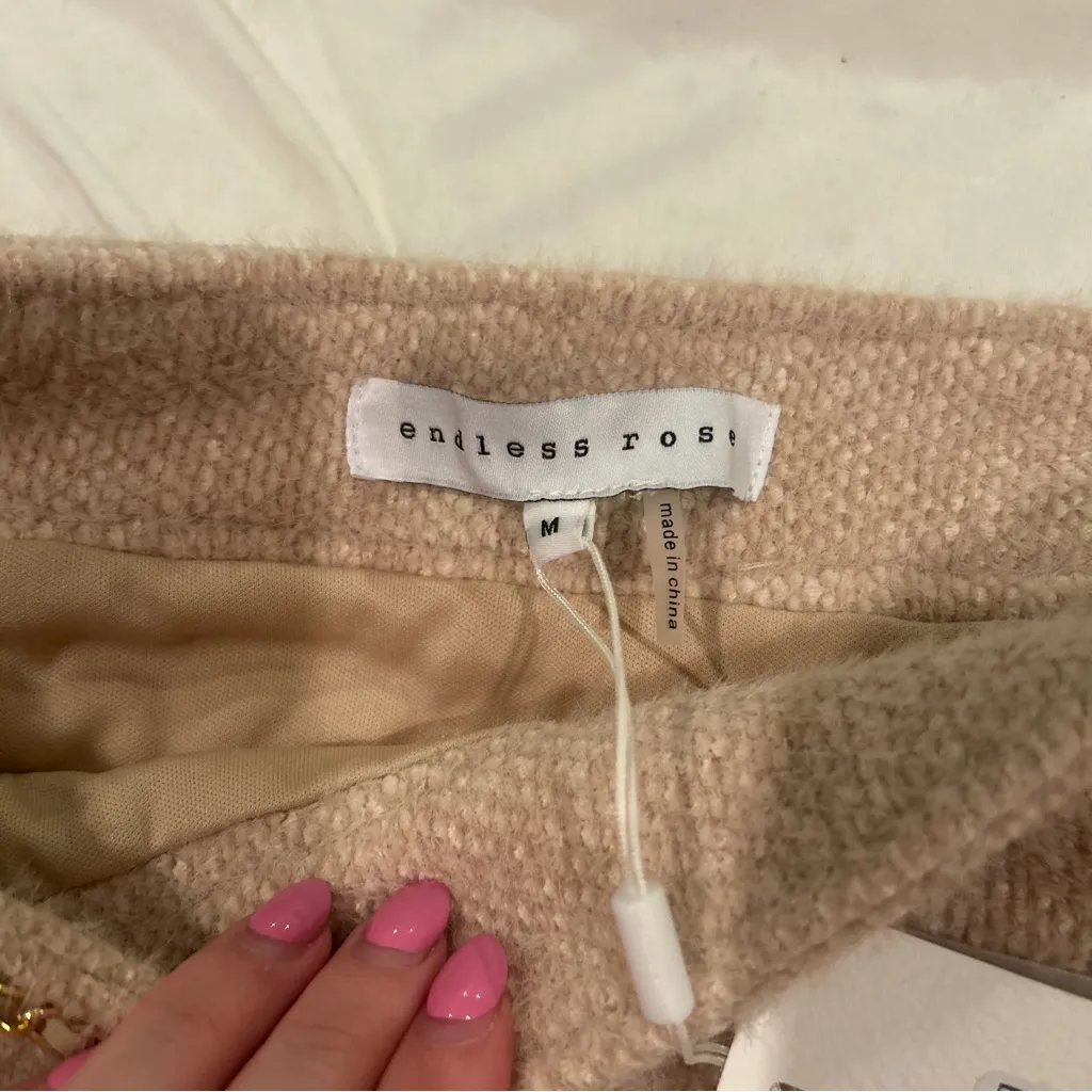 Endless Rose Chain-Trimmed High Waisted Mini Skirt - Image 7