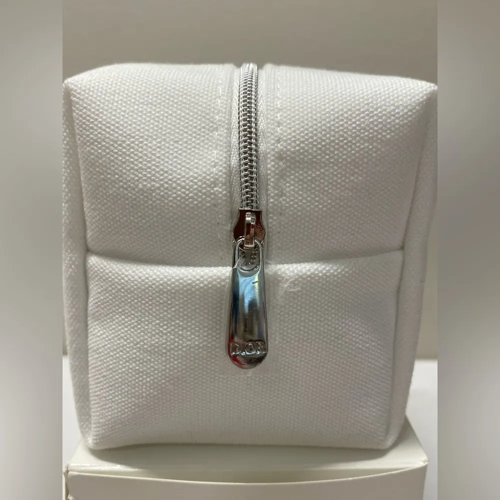 Miss Dior White and Red Trousse Pouch - Image 7