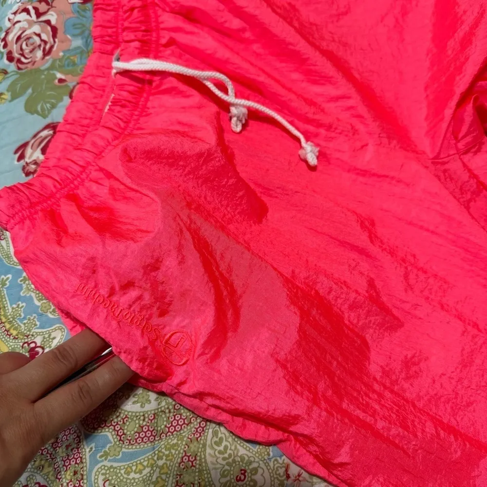 Sergio Tacchini Women Pink Vintage Athletic Drawstring Waist Track Pants Sz S - Image 14
