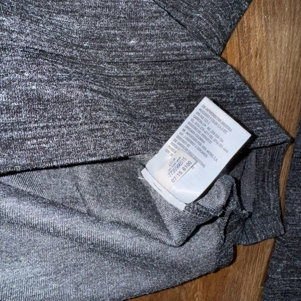 American Eagle Outfitters Dark Gray Turtleneck Sweater - Image 7