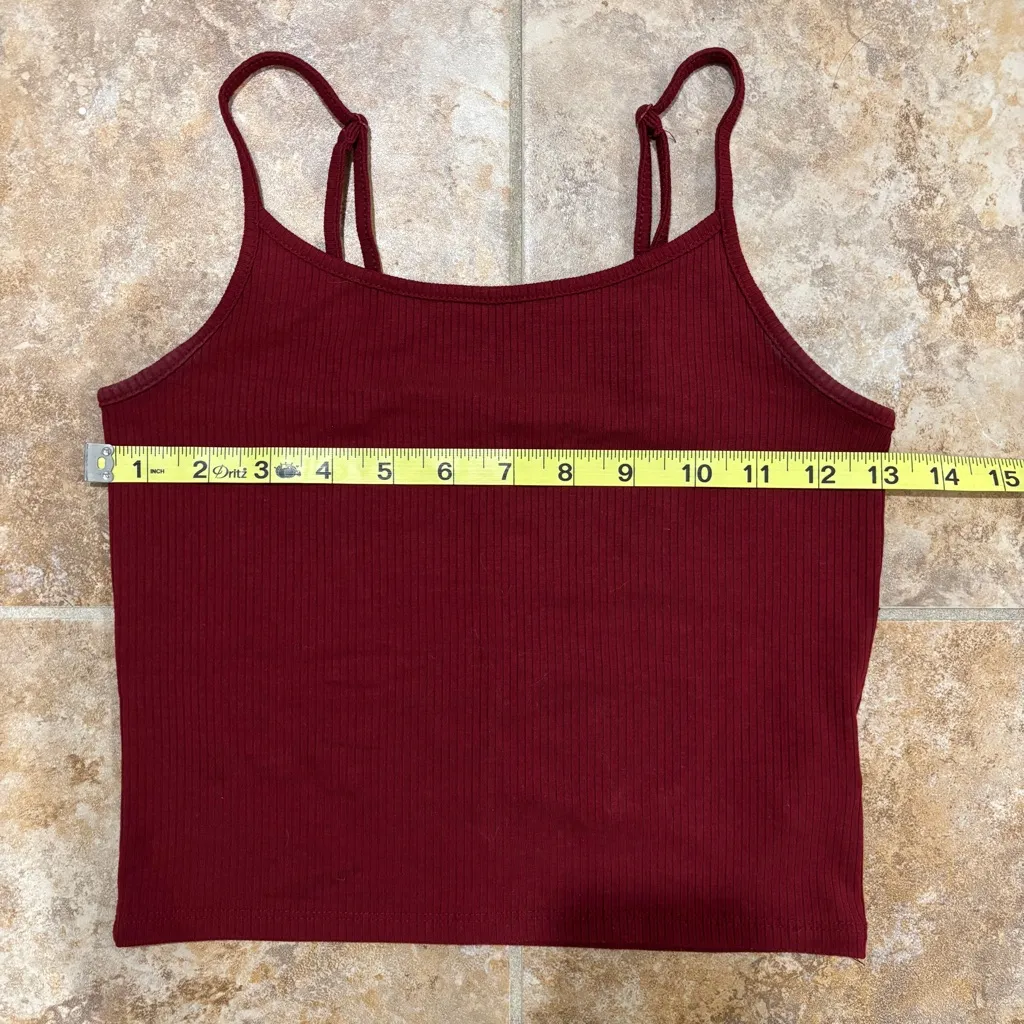 American Eagle Ribbed Spaghetti Strap Cropped Tank Tops - Bundle of 3 - Image 6