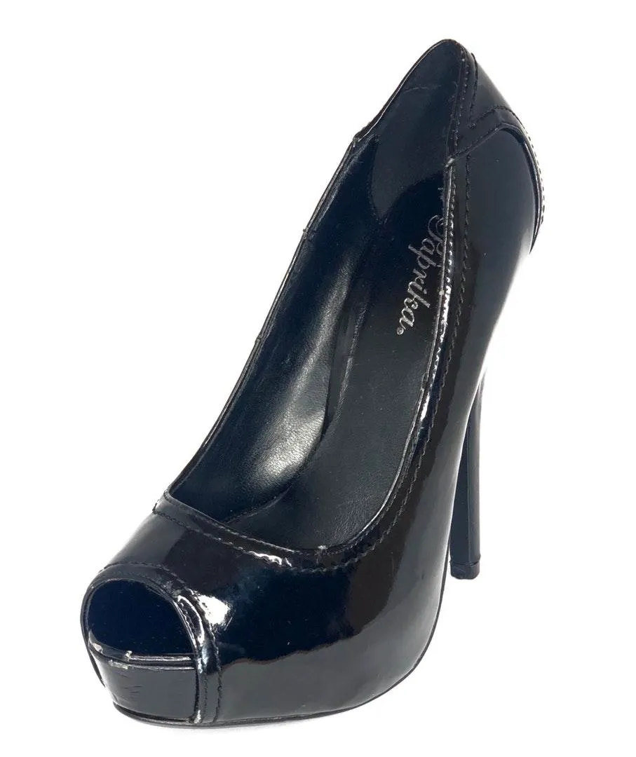 Black Heels Size 5.5 - Image 6