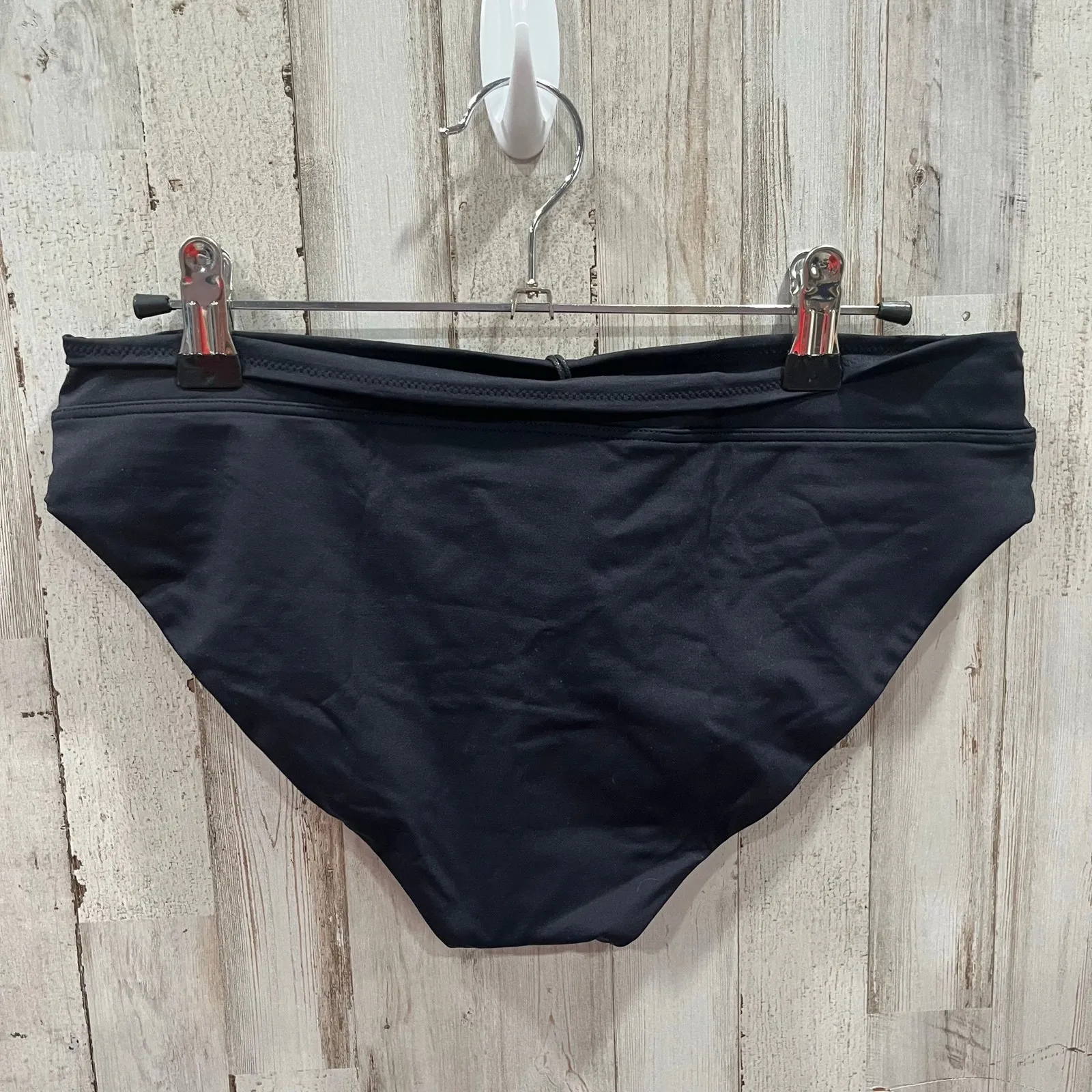 New! Prana Summer Waves Black Banded Bikini Bottom UPF 50+ Women’s Small - Image 3