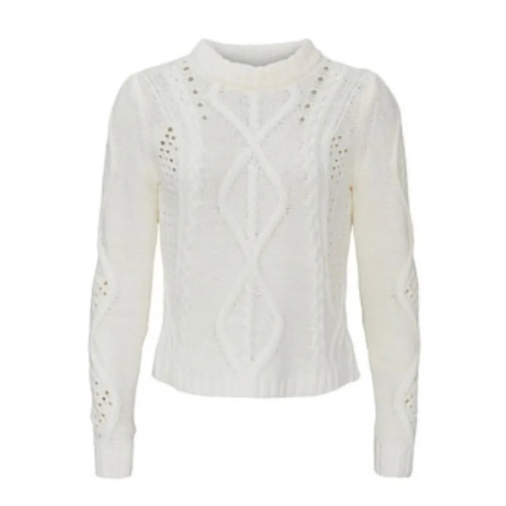 Rachel Roy Adrina Crewneck Pullover in Ivory, Size L New w/o Tag - Image 2