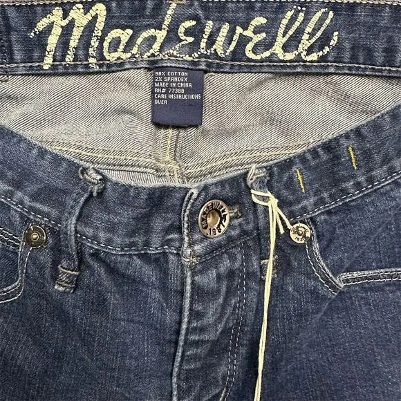 Madewell Women's‎ Skinny Jeans Size 26 Blue Medium Wash Casual Low Rise - Image 4