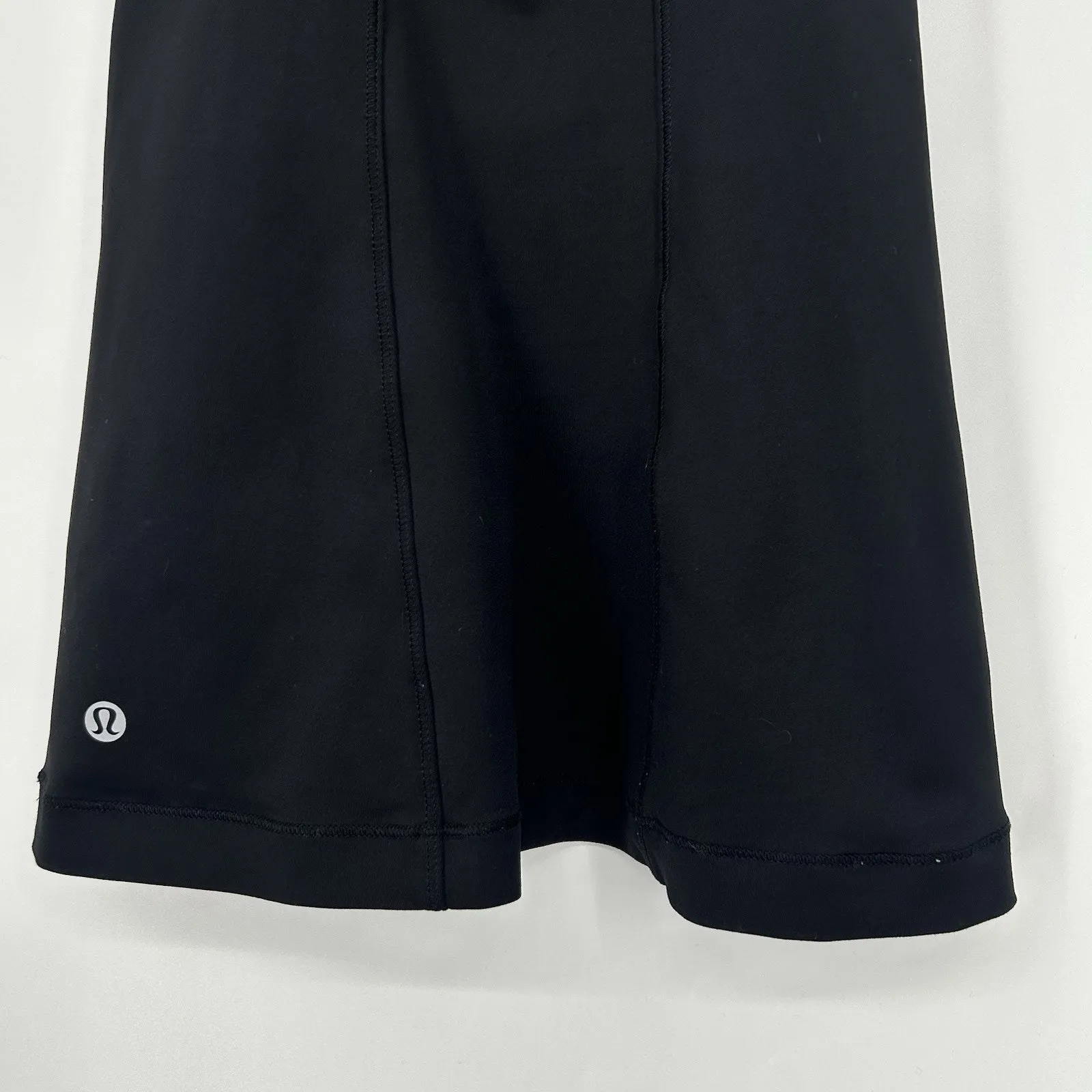 Lululemon Happy Strappy Tank Top Black Reflective Cross Straps Active Size 2 - Image 8