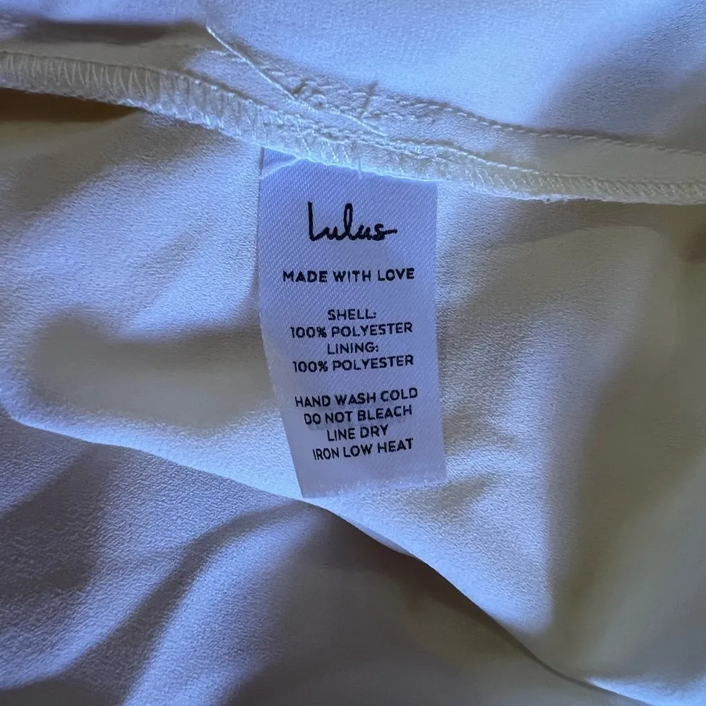 Lulus | Chic Disposition Ivory T-Back Cami Top M Lightweight Summer Tank Beige - Image 15