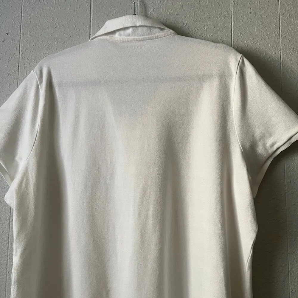 Old Navy Polo Shirt Womens XXL Tall Cotton Stretch Preppy Tennis Light Academia - Image 5