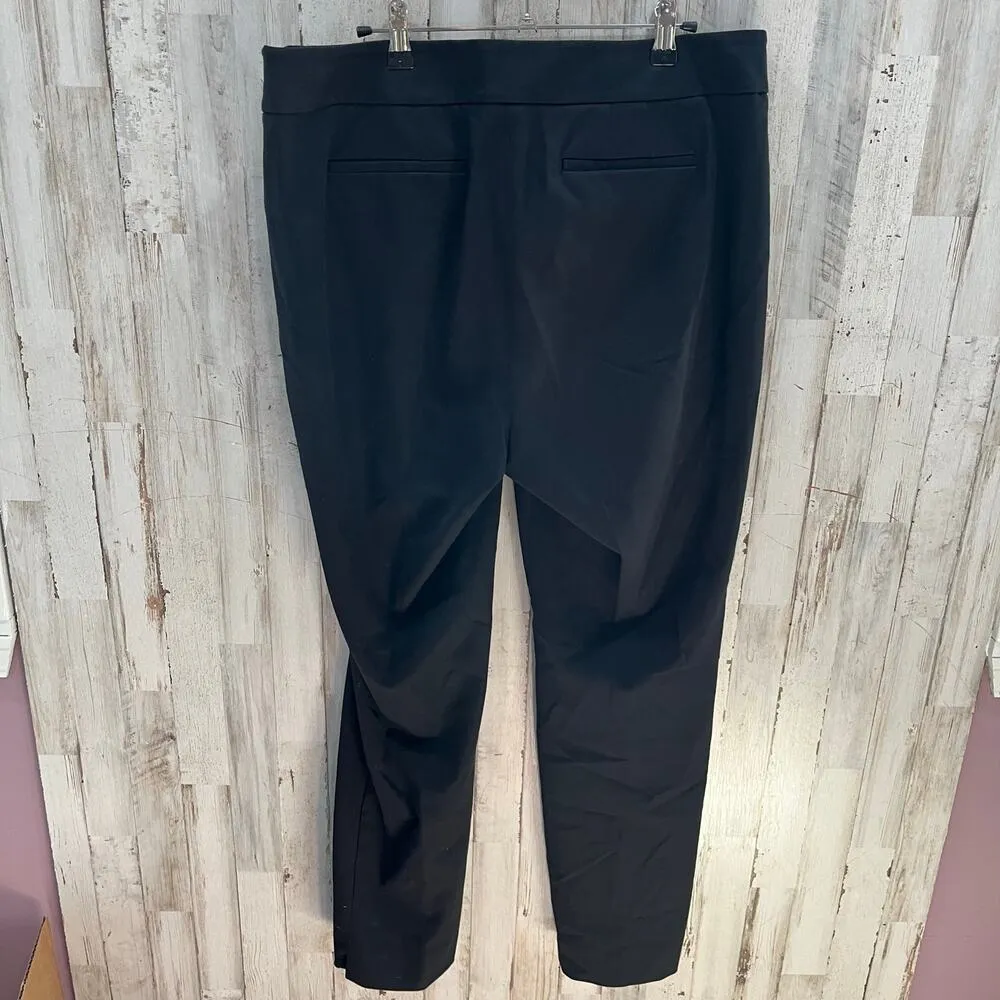 Talbots Black Chatham Ankle Dress Pants Casual Career Business Women’s 14 - Image 3