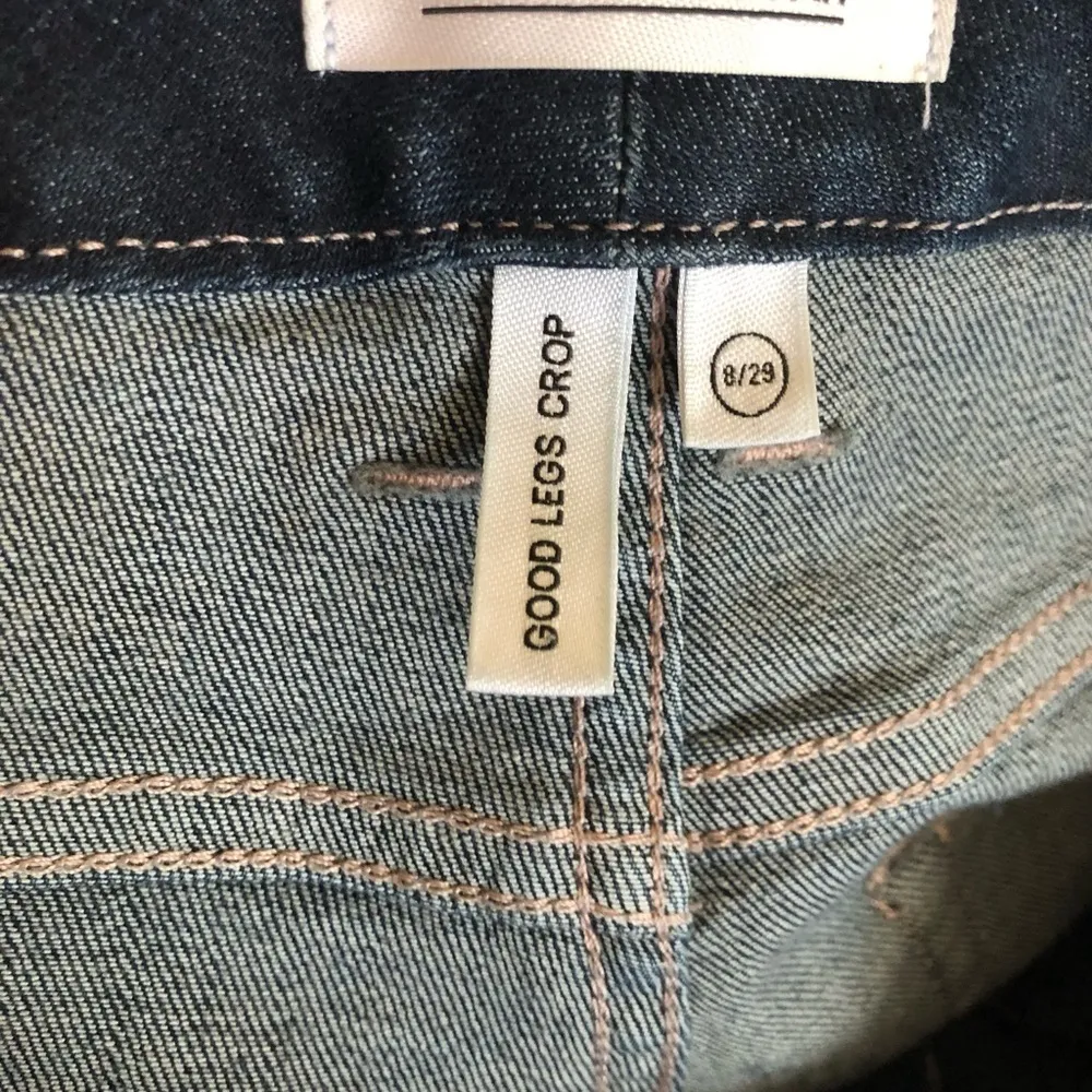 Good Legs Cropped Sculpting Jeans Size 8/29 Stretch Dark Wash - Image 5