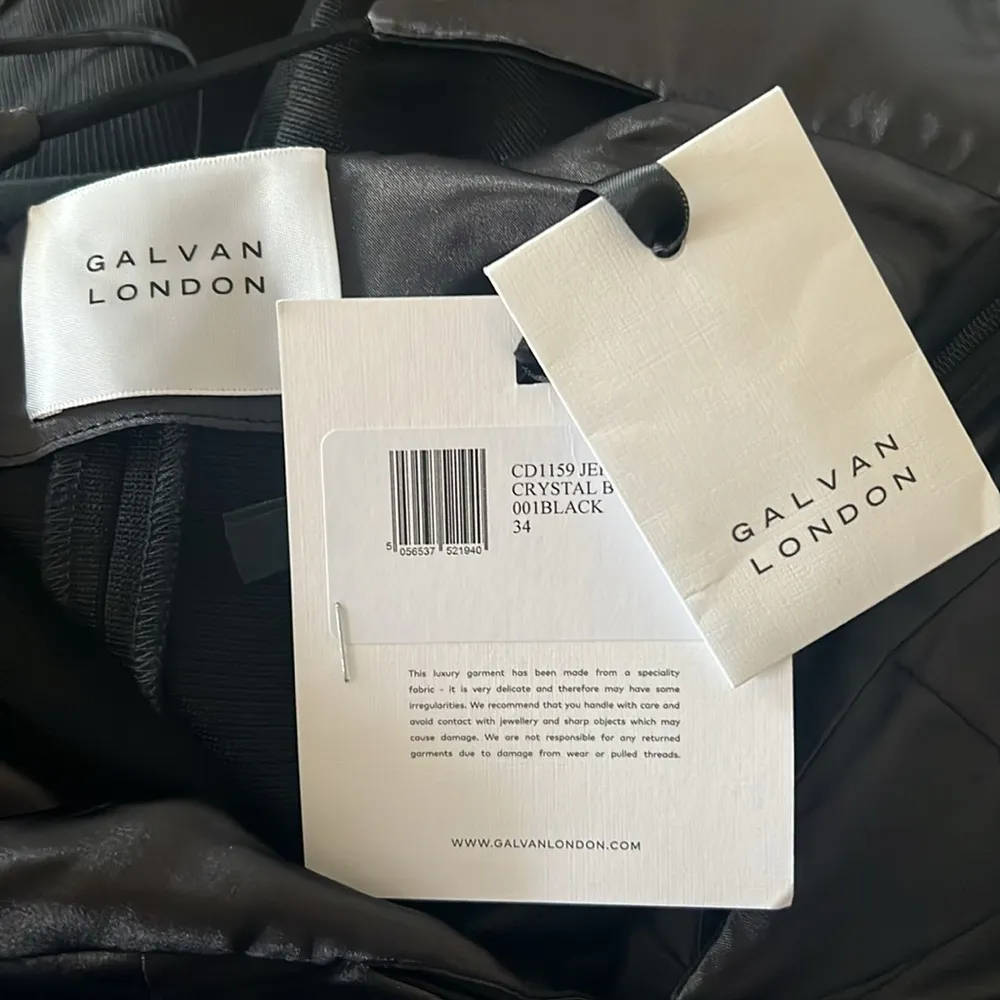 Galvan London Crystal Bustier Dress in Black, Size US2 FR34 UK6 NWT Retail $1895 Black - Image 14