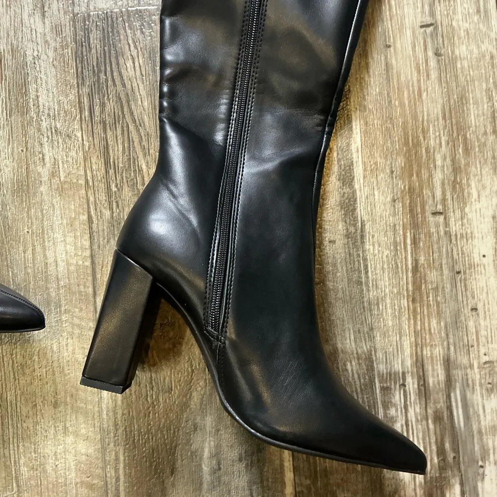 Wild Pair Black Boots Size 9 - Image 6