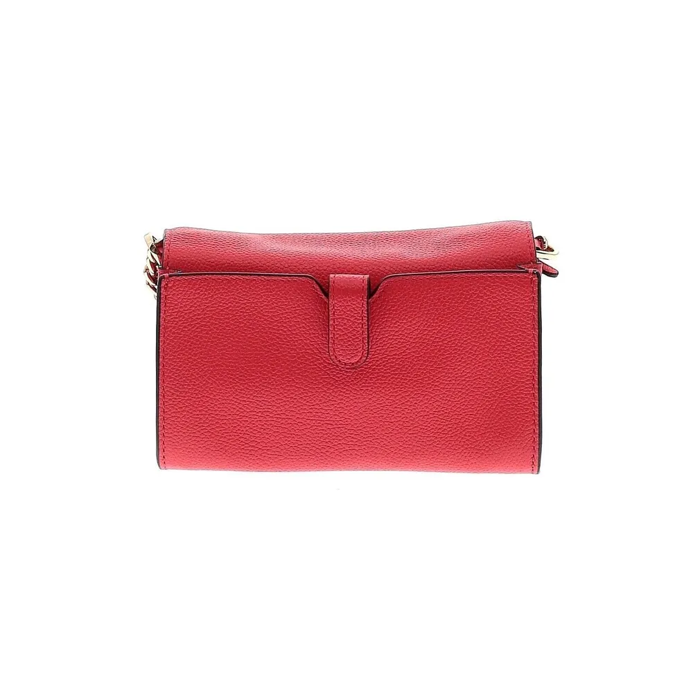 MICHAEL KORS Jet Set Travel Coral Reef Leather Multi Function Phone Crossbody - Image 3