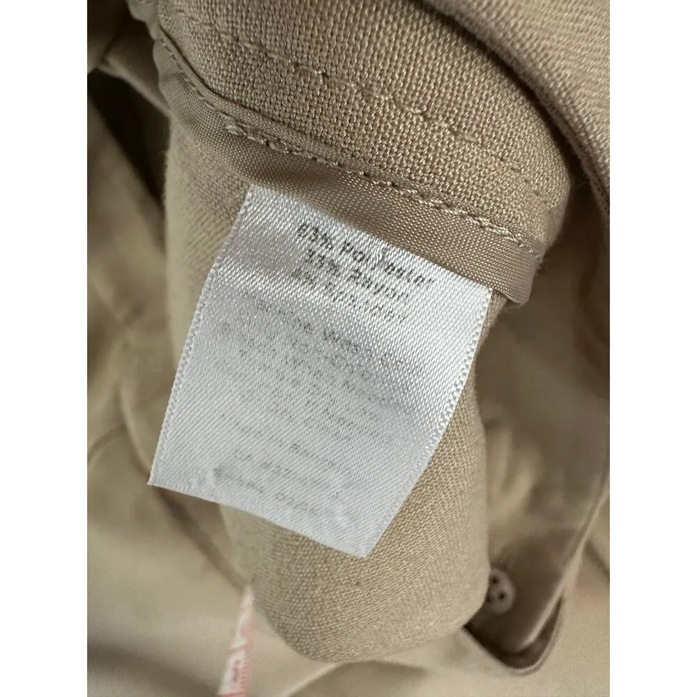 Talbots Women Tan Khaki Heritage Dress Pants Slacks Trousers Business Size 12 - Image 8
