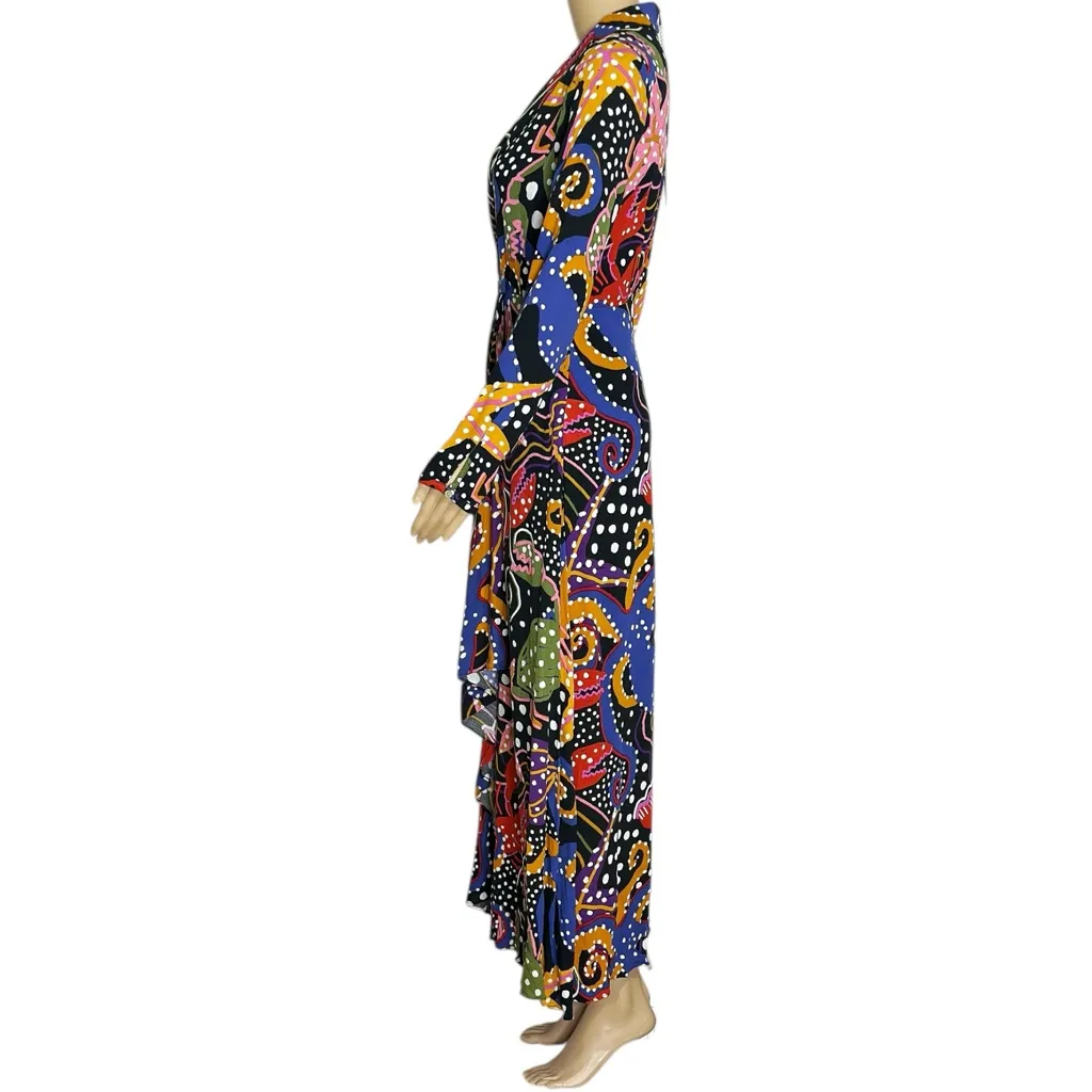 FARM RIO Under The Sea Maxi Dress, Multicolor, XS - Image 10